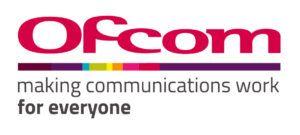 Ofcom logo making communications work for everyone